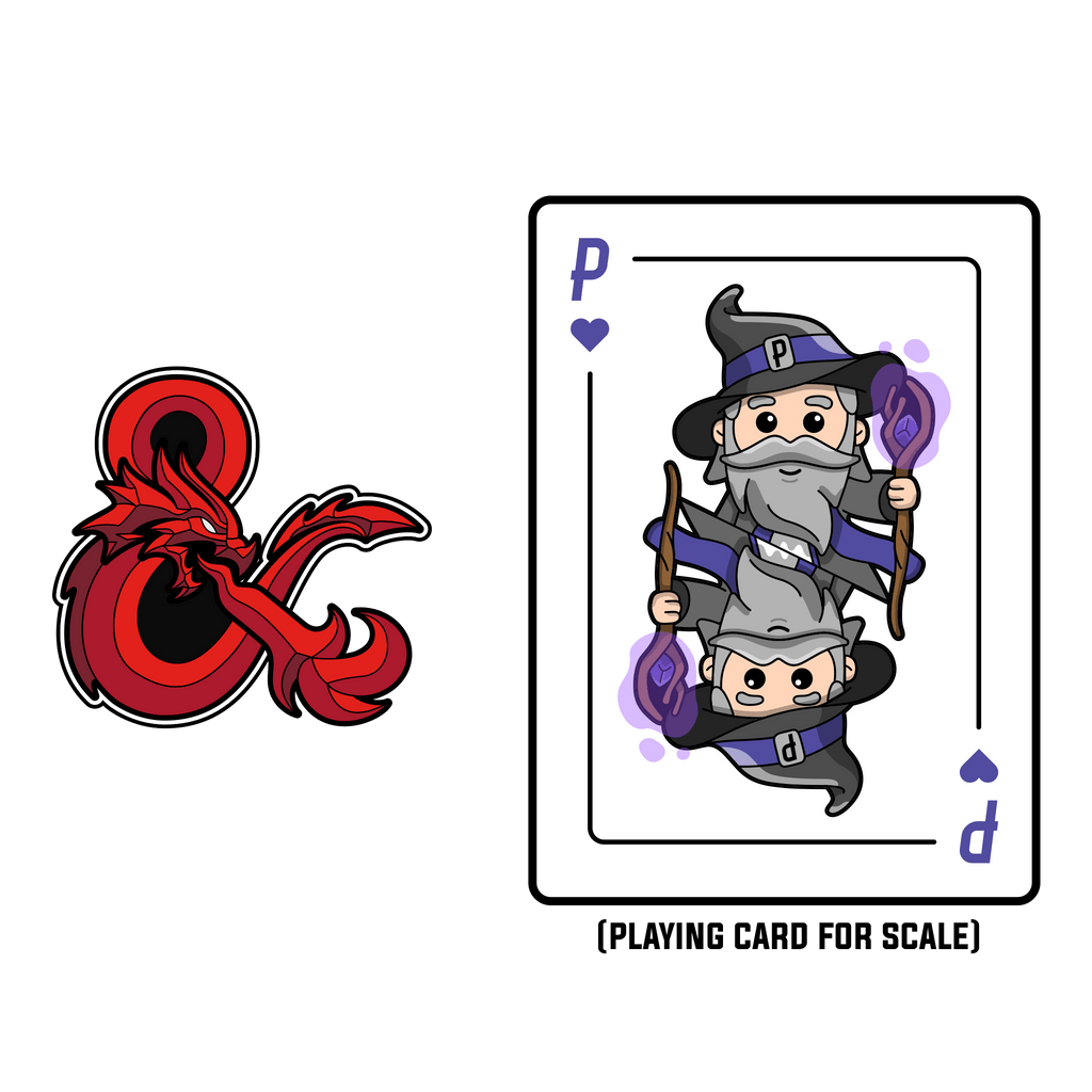 Dungeons & Dragons - Stained Glass Ampersand
