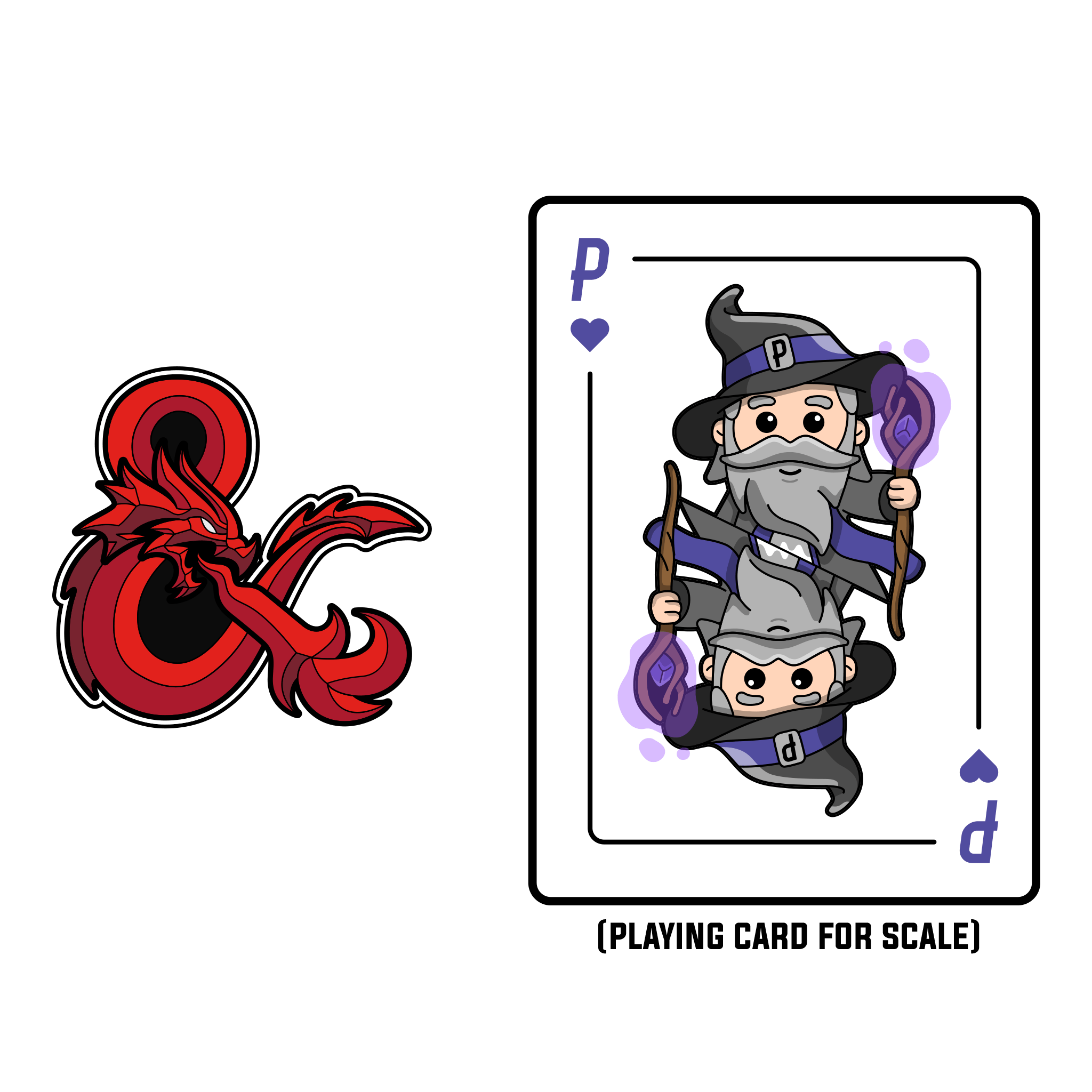 Dungeons & Dragons - Stained Glass Ampersand