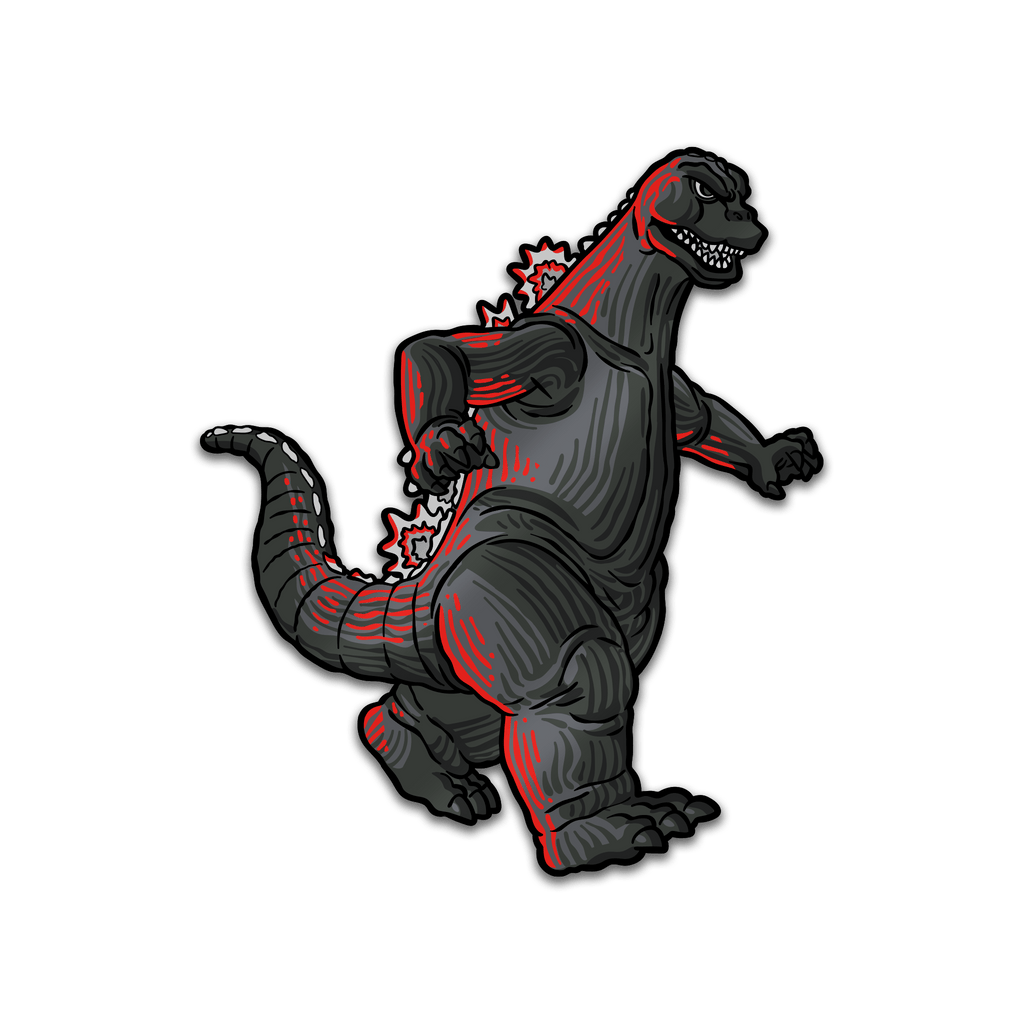 Godzilla VS Mechagodzilla Pin and Lanyard Set (Showa Era)