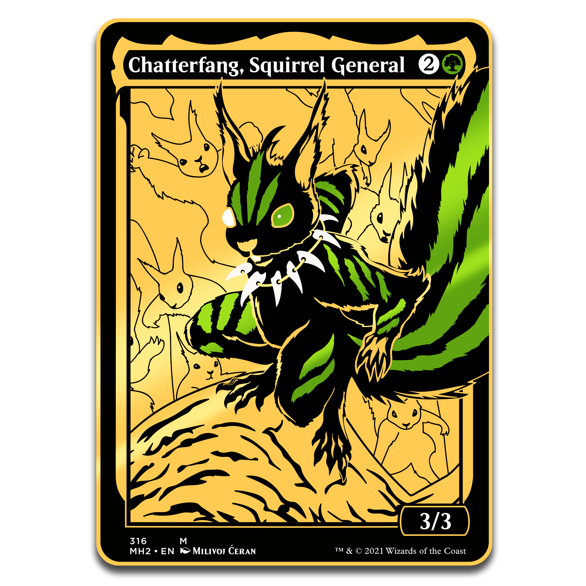 Magic: The Gathering - Chatterfang Commander Token (MH2)
