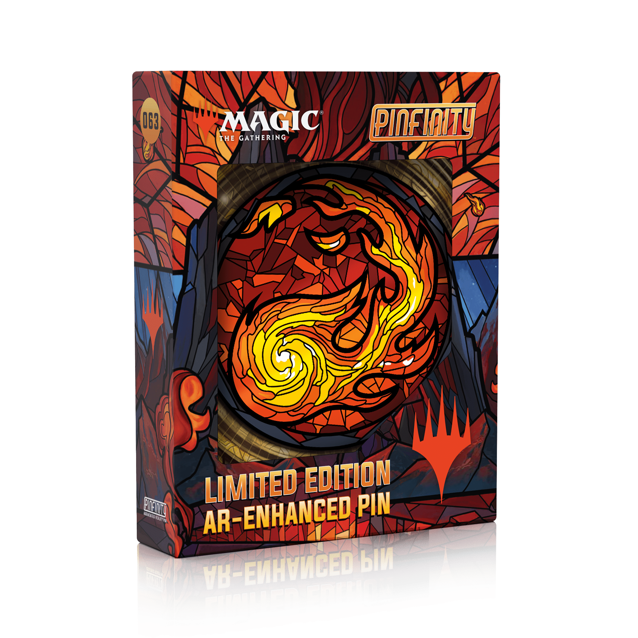 Magic: the Gathering - Stained Glass Mountain Pin